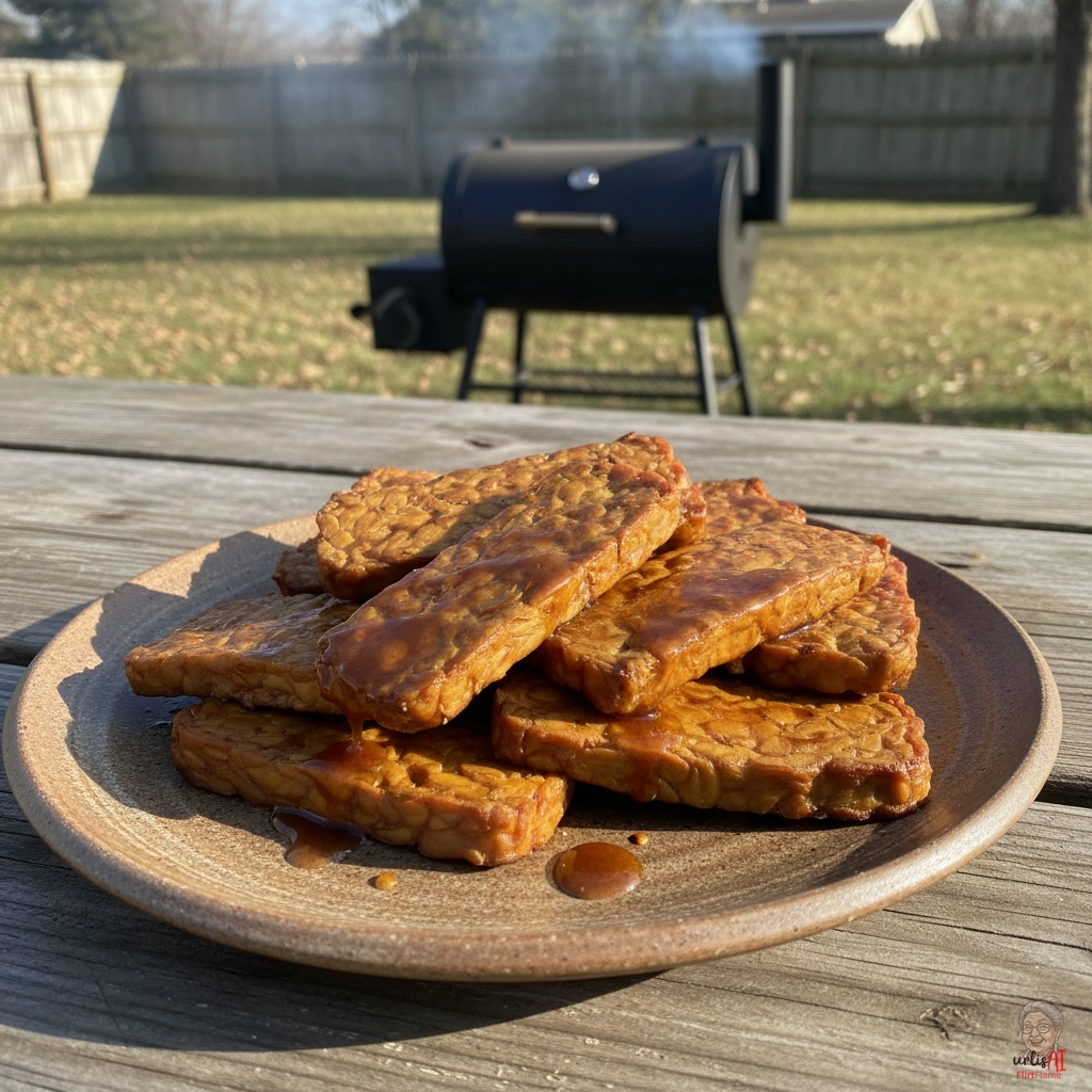 Java-Style Rauchtempeh — Smoker