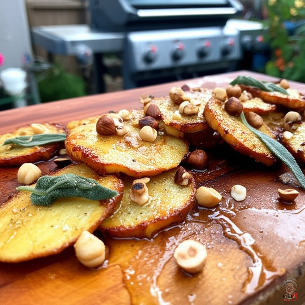 Topinambur Salbei — Gasgrill