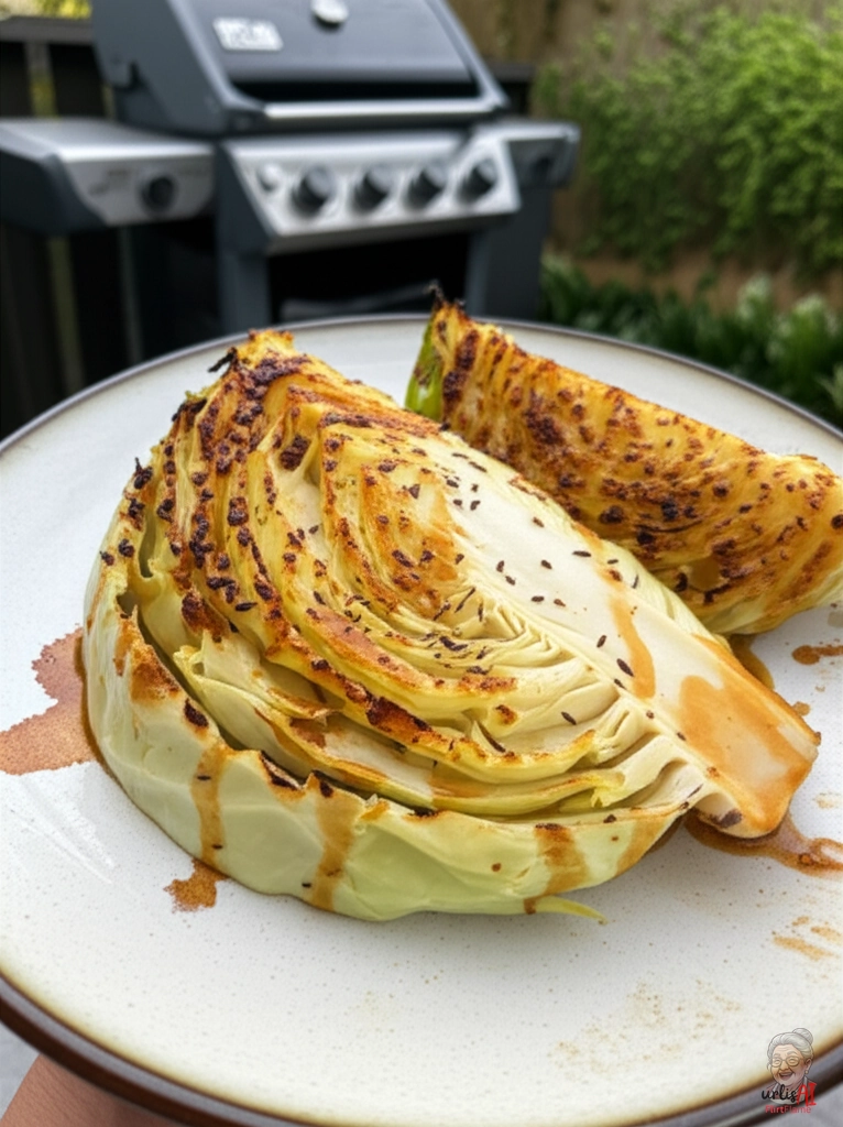 Weißkohl Kümmel-Senf Grill — Gasgrill