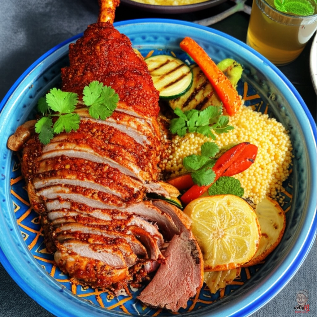 Goat Leg Harissa — Smoker