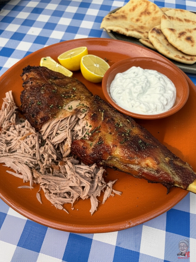Goat Leg Greek — Smoker